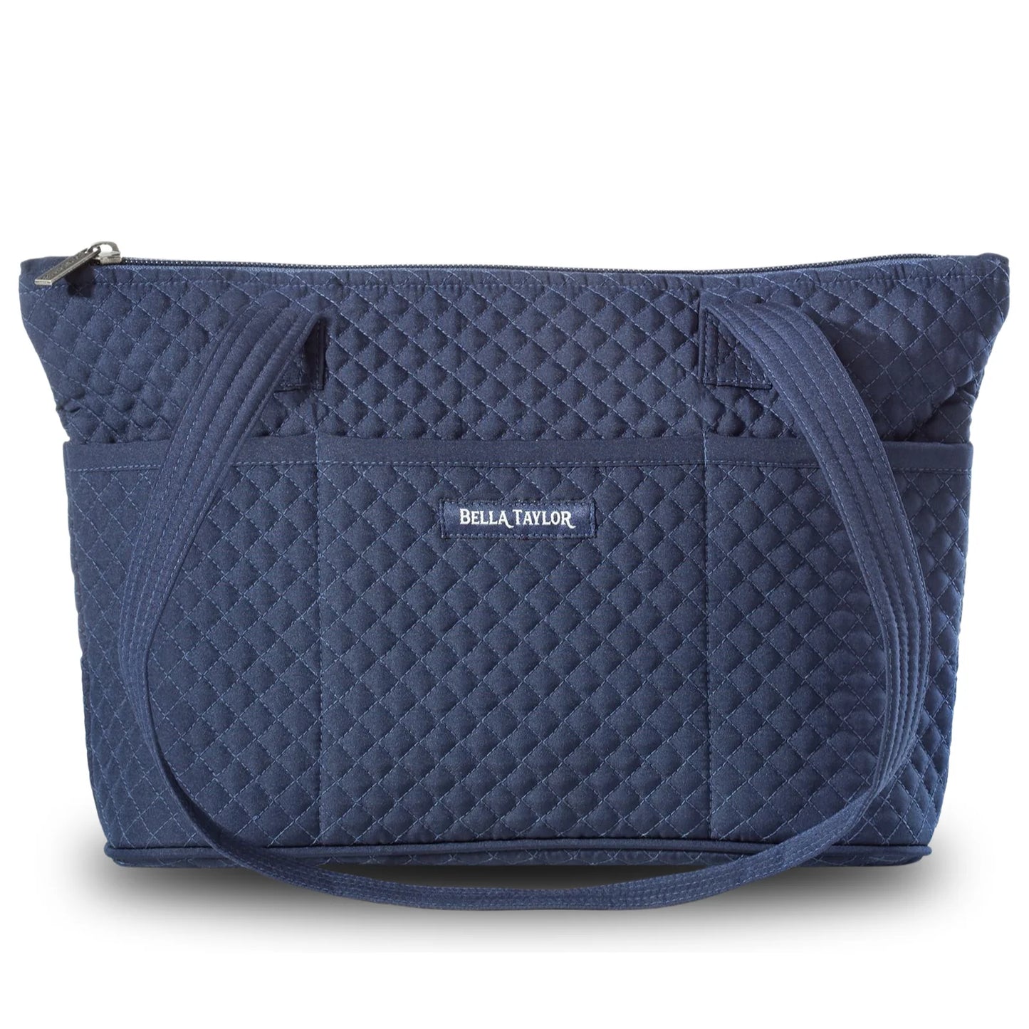 Bella Taylor - Solid Navy Small Shoulder Tote