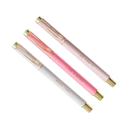 Boss Lady Metal Pen Set