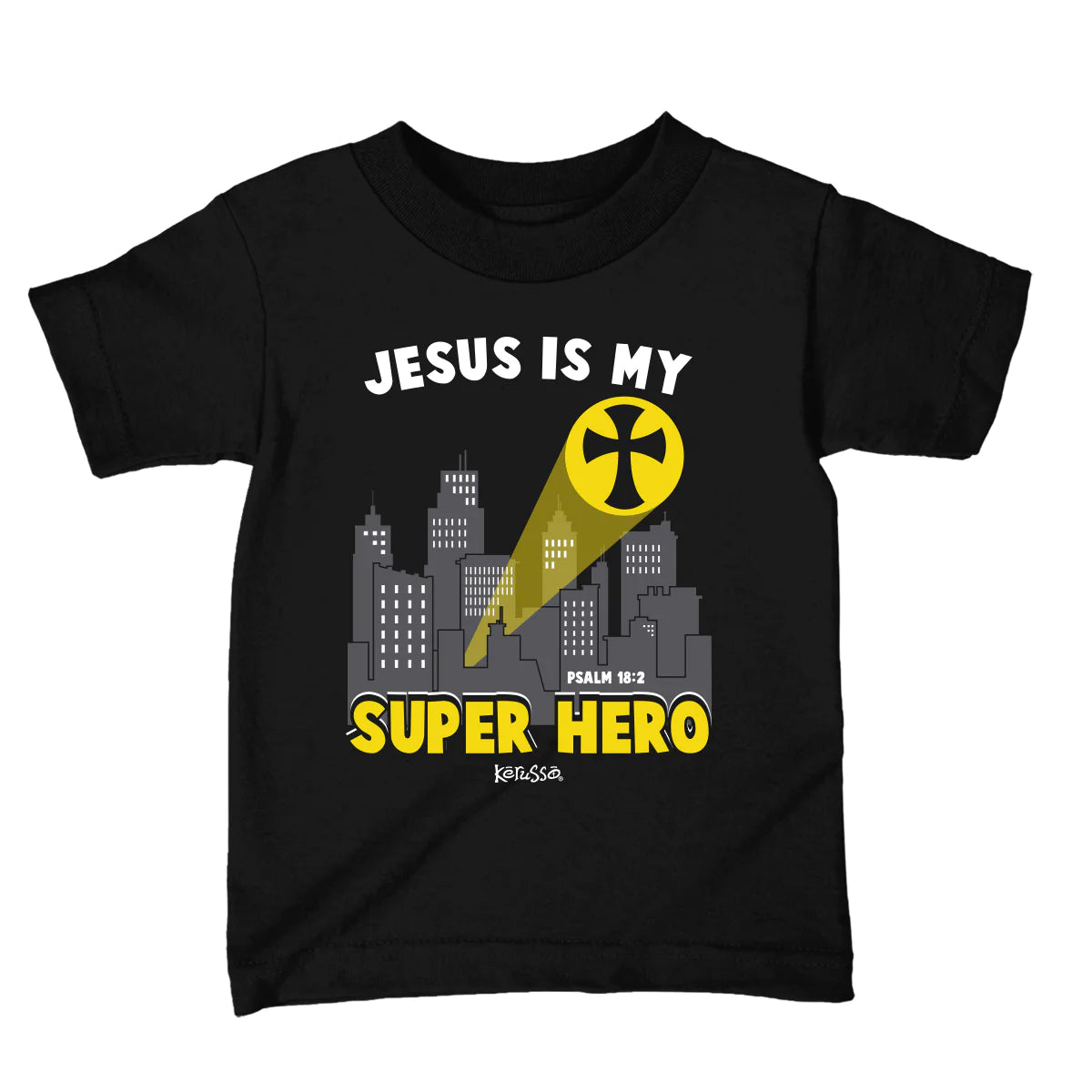 Kerusso® Kidz T-Shirt - Jesus Super Hero™