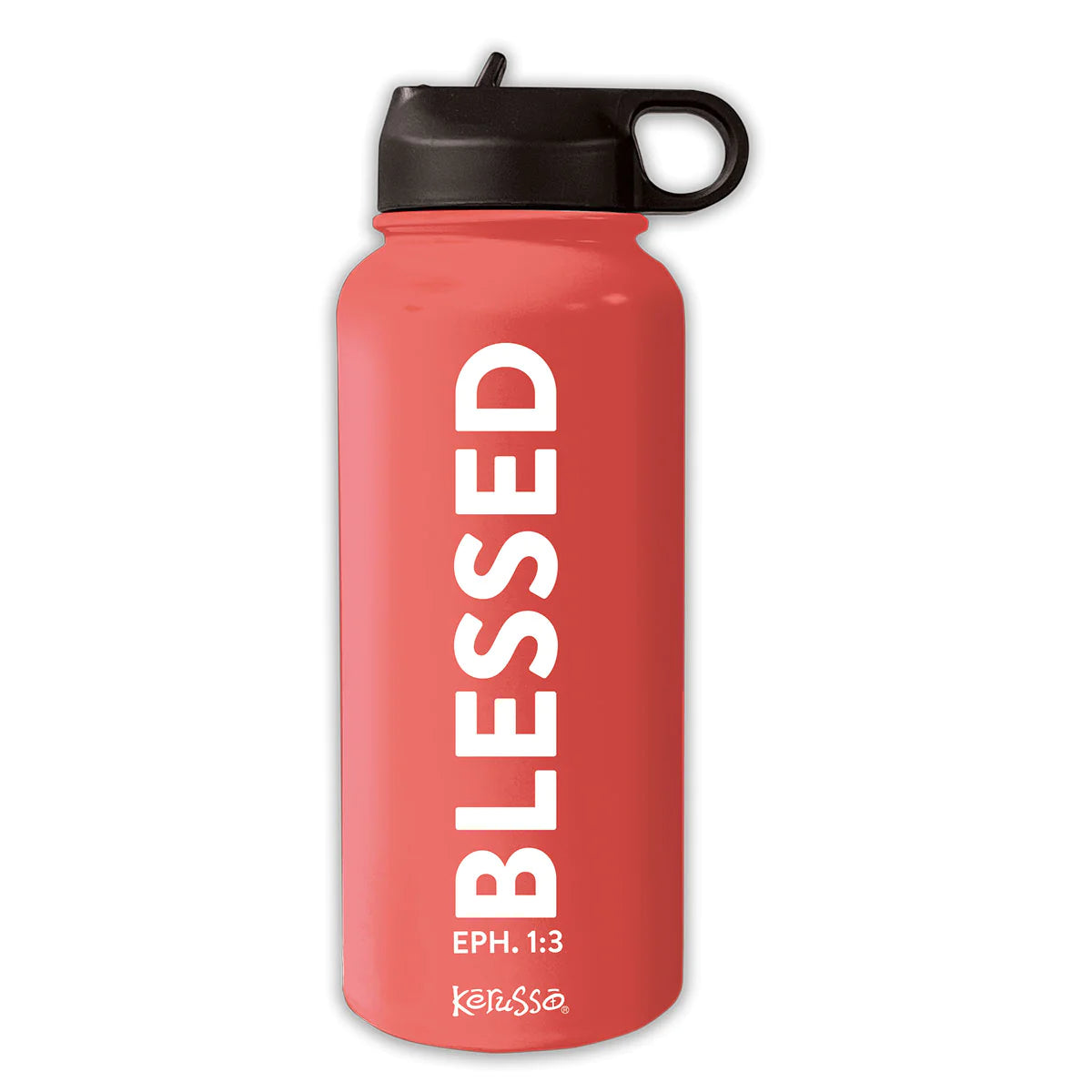 Blessed - 32 oz Stainless Steel Bottle Blessed by Kerusso