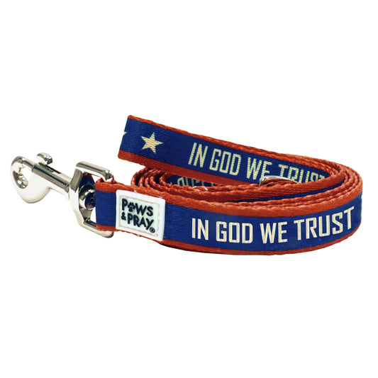 Paws & Pray® Leash - In God We Trust